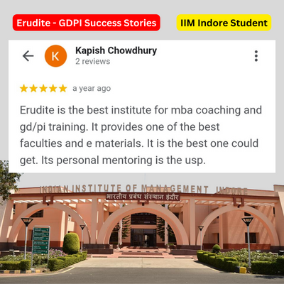 Erudite GD PI WAT Success Stories by Students