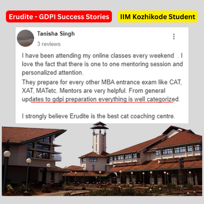What students say about Erudite GD PI WAT Preparation Training Course
